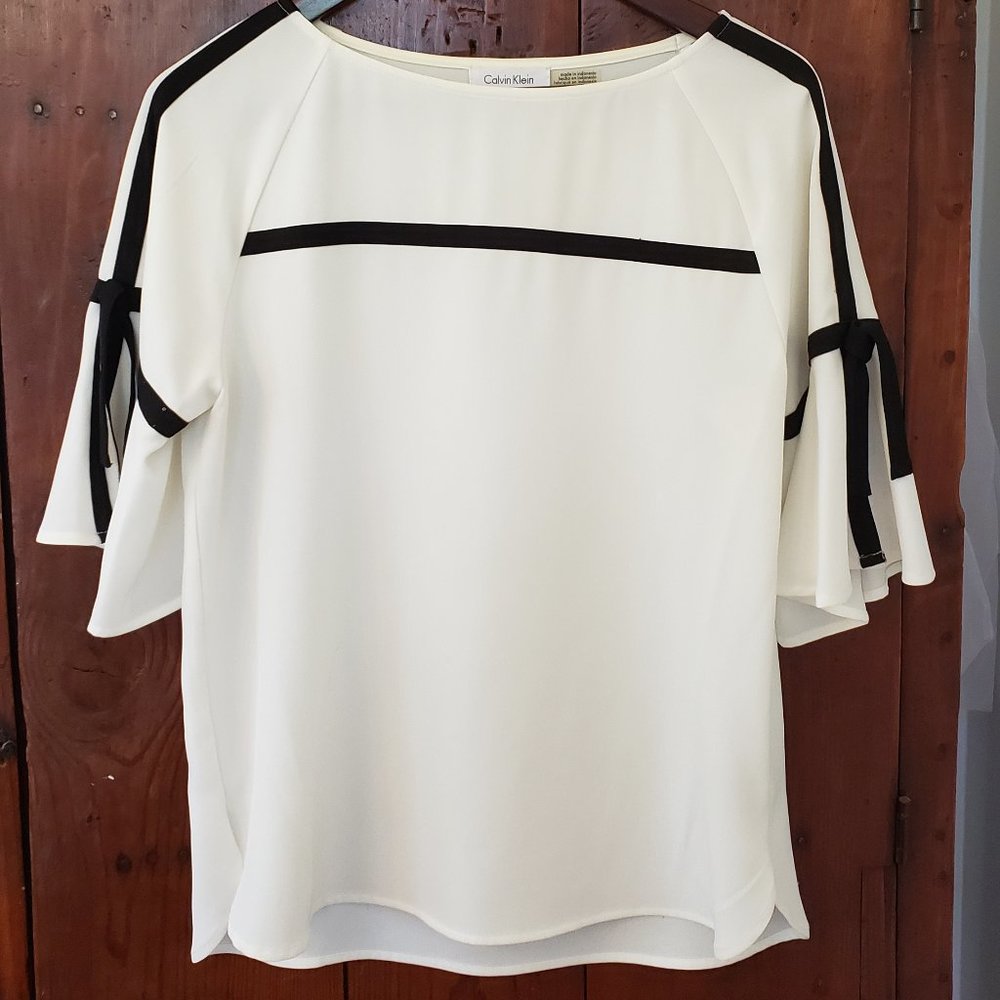White Calvin Klein Dress Shirt